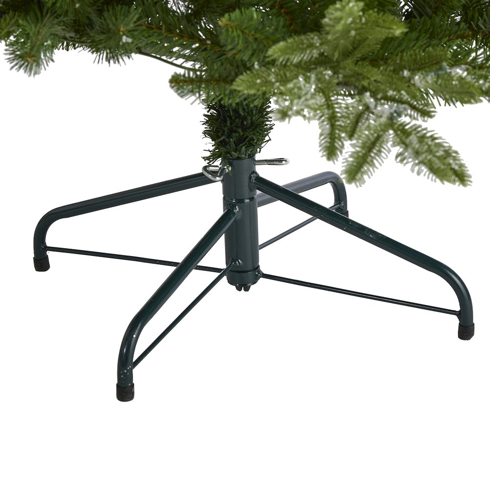 5ft. Snowed Grand Teton Artificial Christmas Tree with 150 Clear Lights. Picture 4