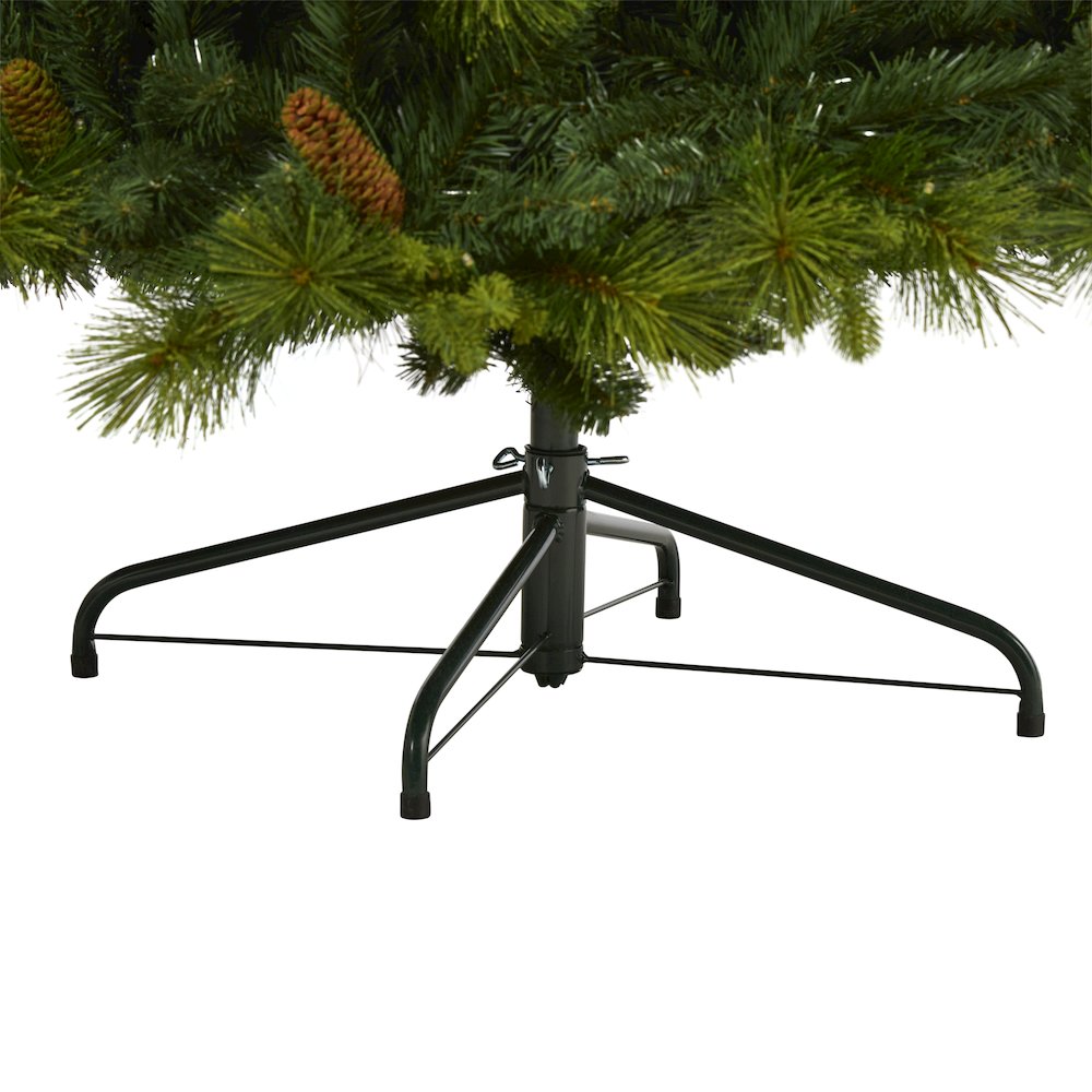 7.5ft. North Carolina Mixed Pine Christmas Tree with 470 Warm LED Lights. Picture 4