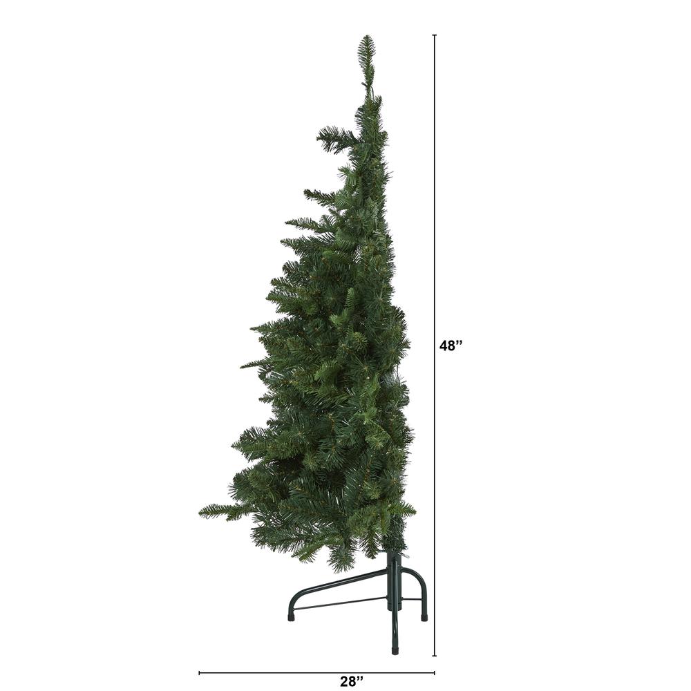 4ft. Grand Teton Spruce Flat Back Artificial Christmas Tree. Picture 4