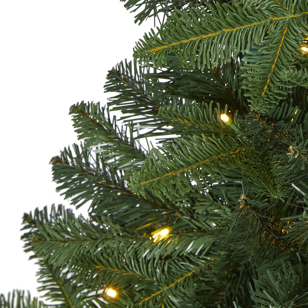 4ft. Grand Teton Spruce Flat Back Artificial Christmas Tree. Picture 6