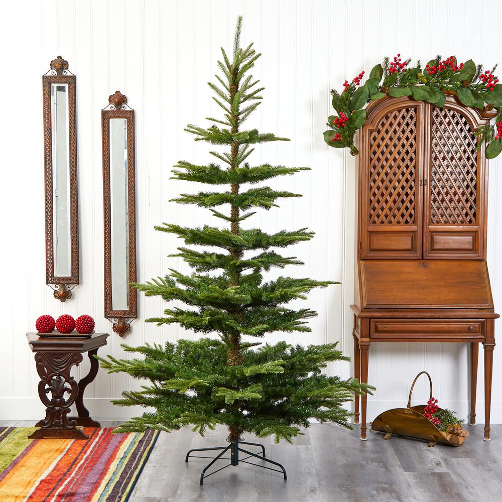 7.5ft. Layered Washington Spruce Artificial Christmas Tree. Picture 5