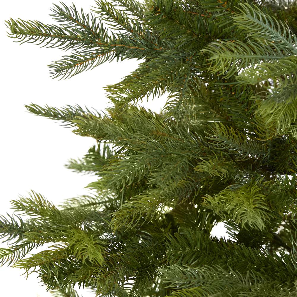 7ft. North Carolina Spruce Artificial Christmas Tree with 931 Bendable Branches. Picture 3