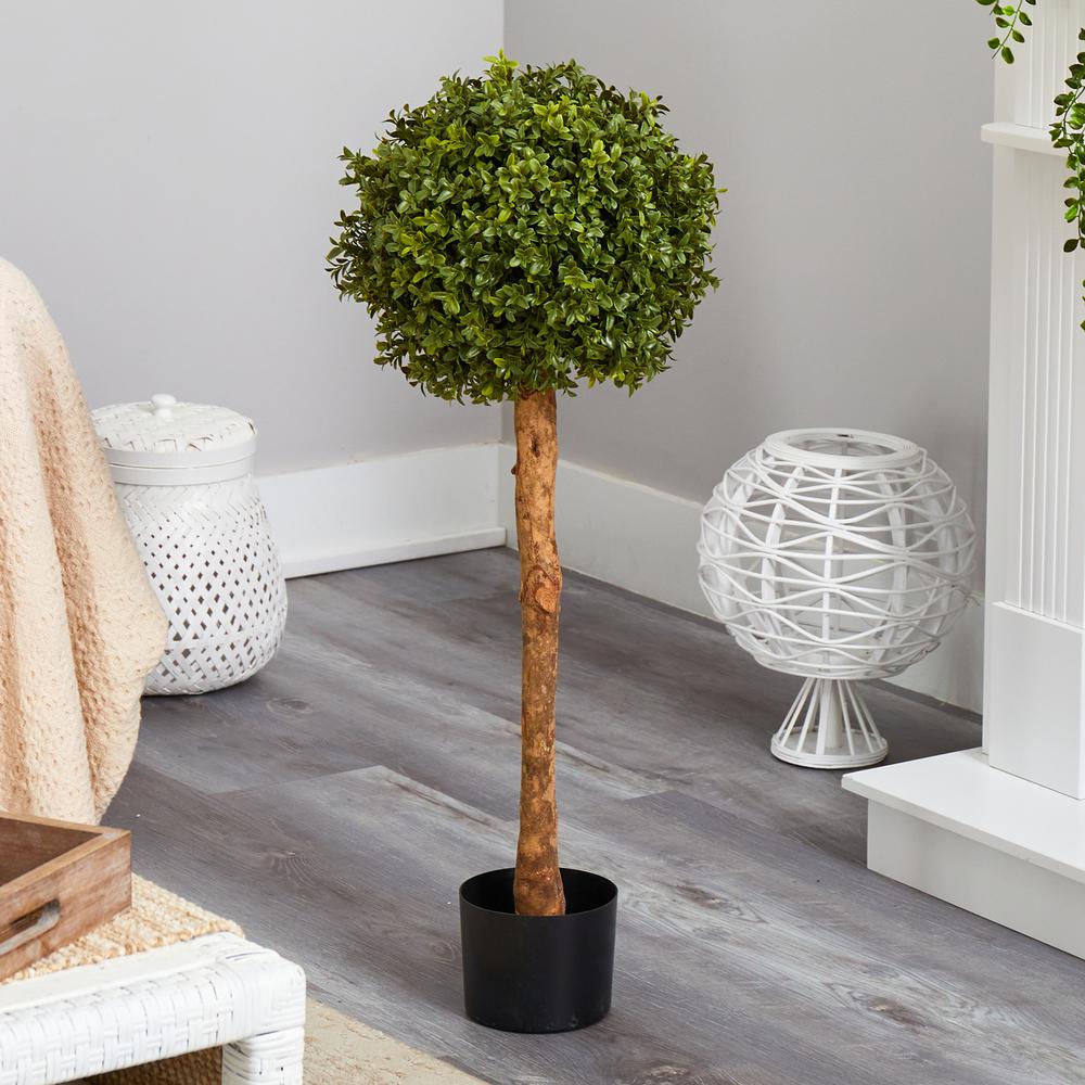 3ft. Boxwood Ball Topiary Artificial Tree (Indoor/Outdoor). Picture 3