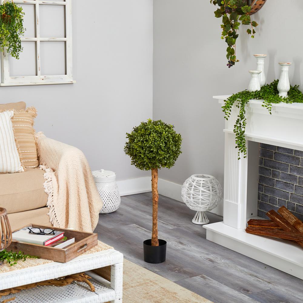 3ft. Boxwood Ball Topiary Artificial Tree (Indoor/Outdoor). Picture 4