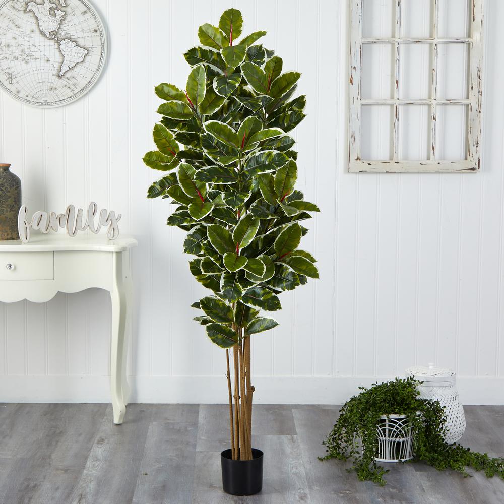 6ft. Oak Artificial Tree UV Resistant (Indoor/Outdoor). Picture 2