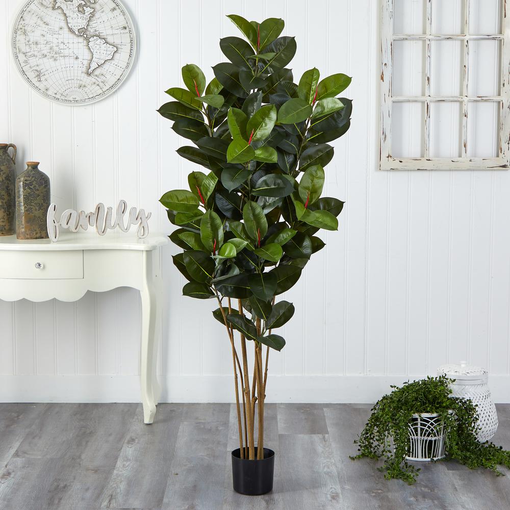 5.5ft. Oak Artificial Tree UV Resistant (Indoor/Outdoor). Picture 5