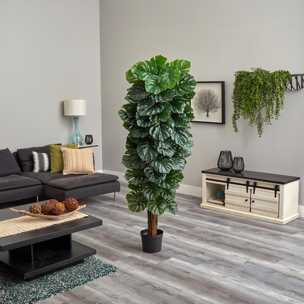 70in. Monstera Artificial Tree (Indoor/Outdoor). Picture 4