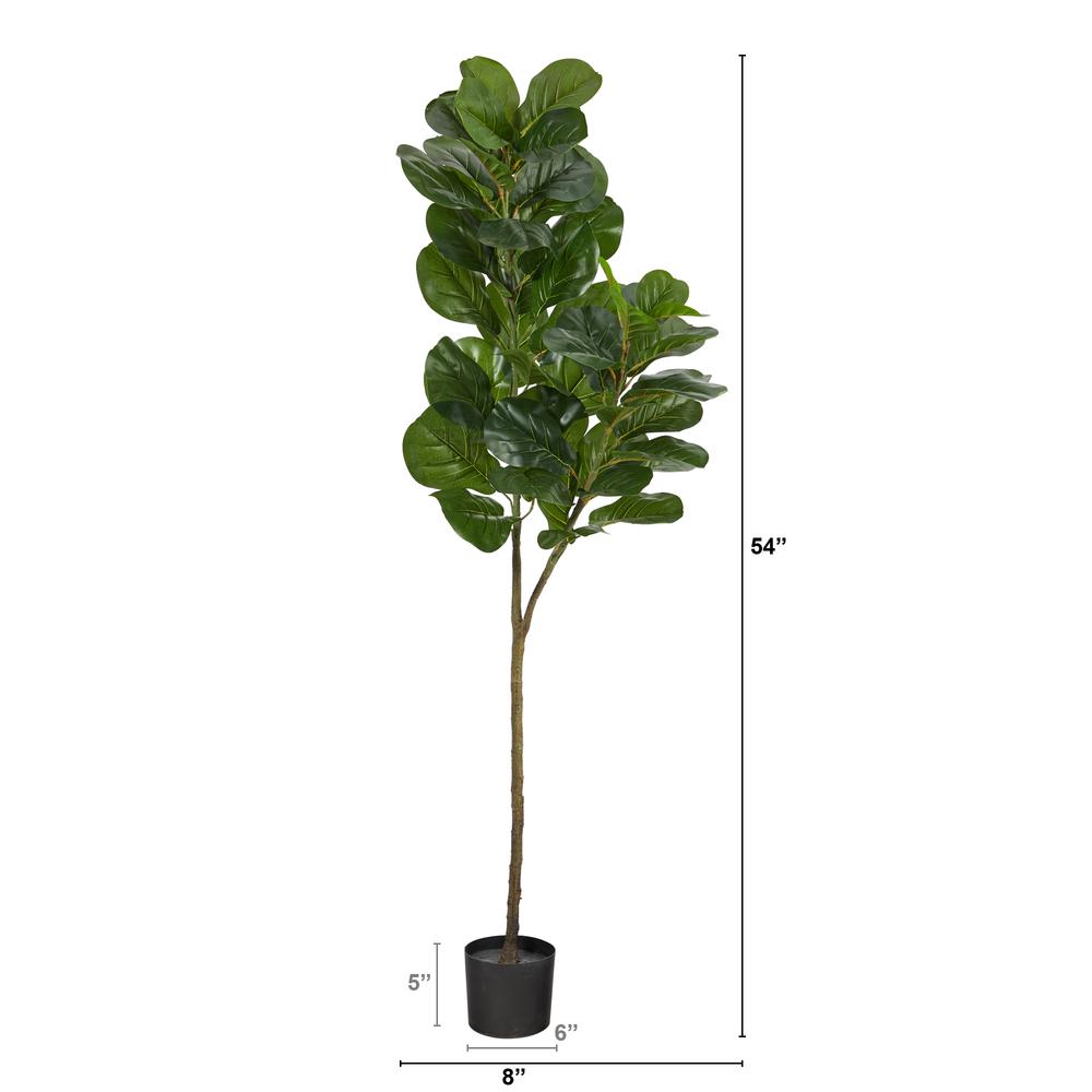 4.5ft. Fiddle Leaf Fig Artificial Tree. Picture 2
