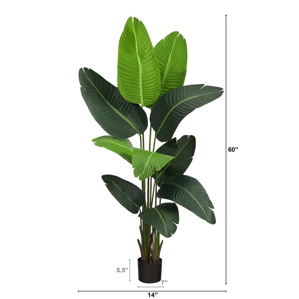 5ft. Travelers Palm Artificial Tree. Picture 2
