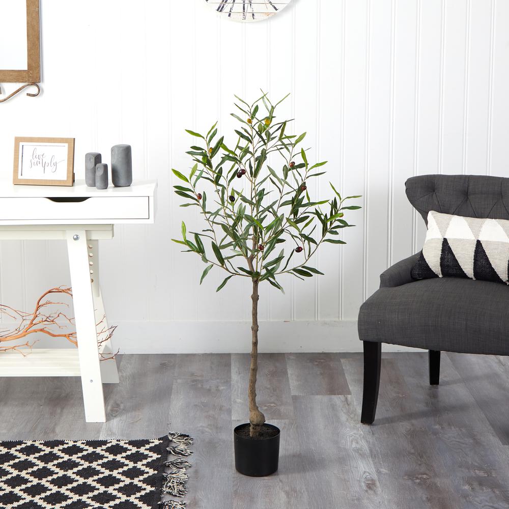 4ft. Olive Artificial Tree. Picture 2