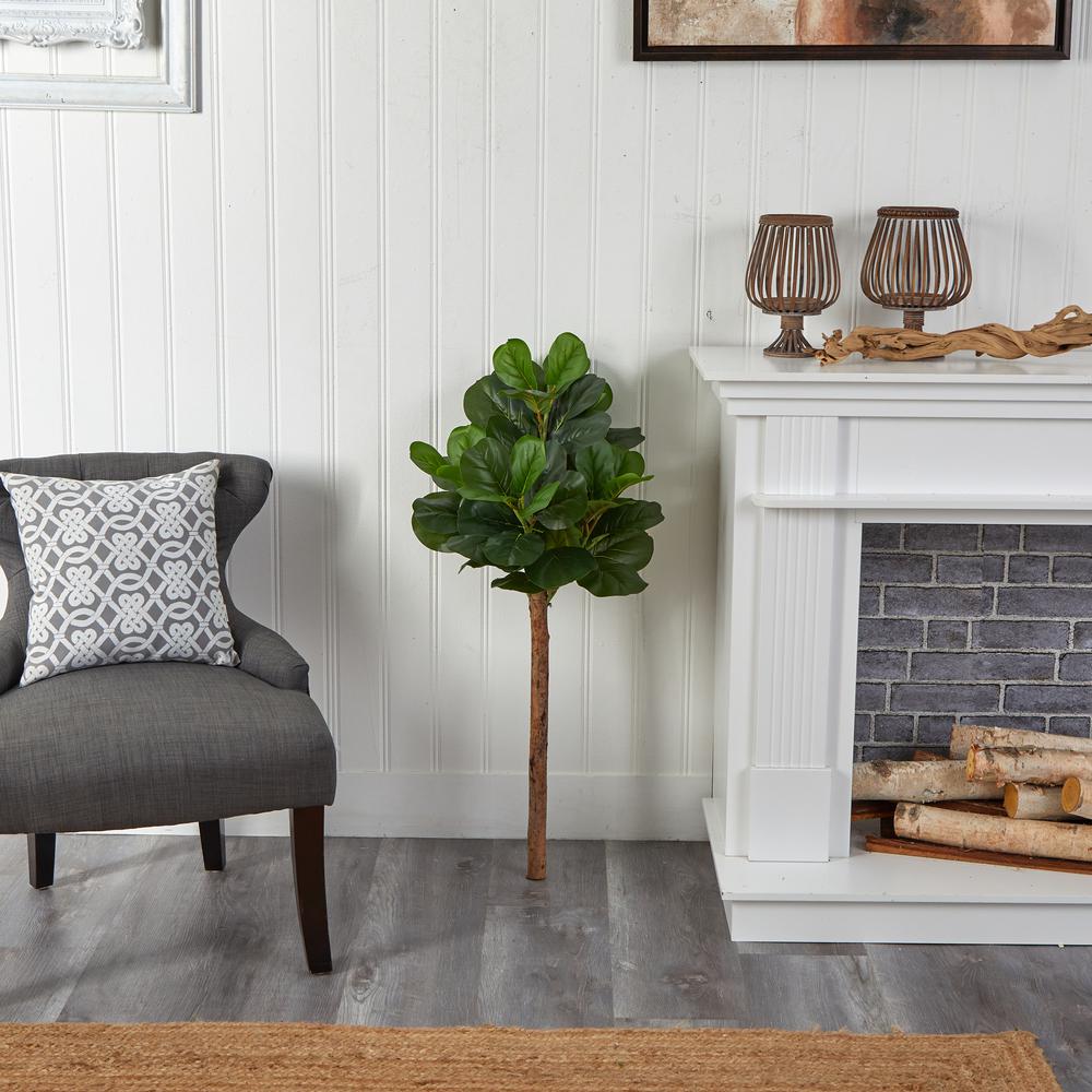 3.5ft. Artificial Fiddle Leaf Tree (No Pot). Picture 3