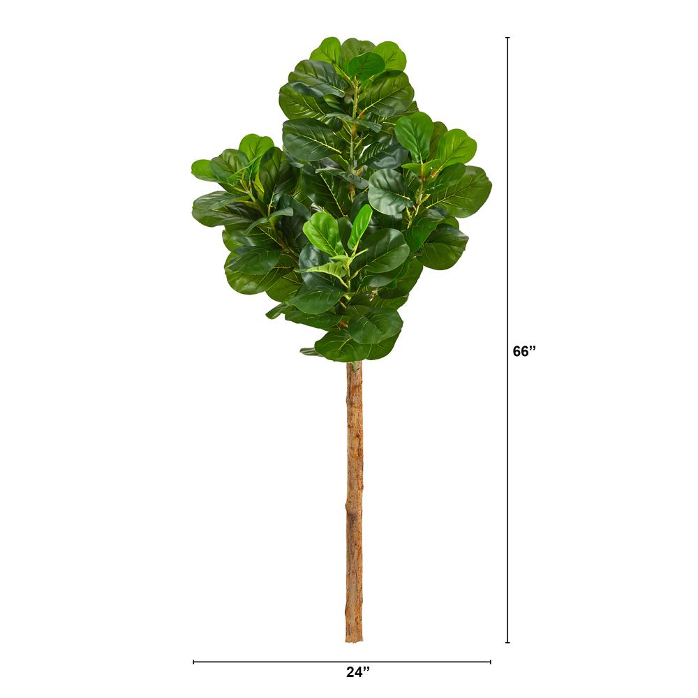 5.5ft. Artificial Fiddle Leaf Tree (No Pot). Picture 2