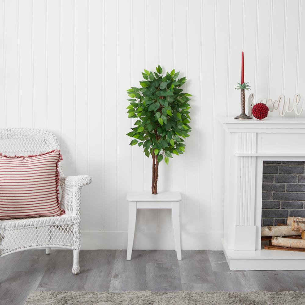 3ft. Artificial Double Trunk Ficus Tree (No Pot). Picture 3