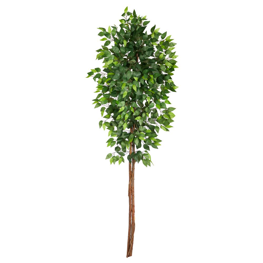 6ft. Artificial Double Trunk Ficus Tree (No Pot). Picture 1