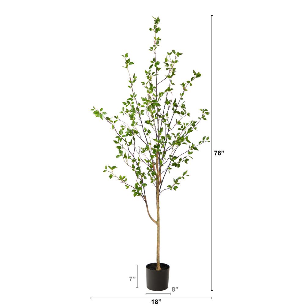 6.5ft. Minimalist Citrus Artificial Tree. Picture 3