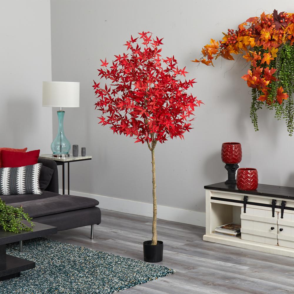 6ft. Autumn Maple Artificial Fall Tree. Picture 4