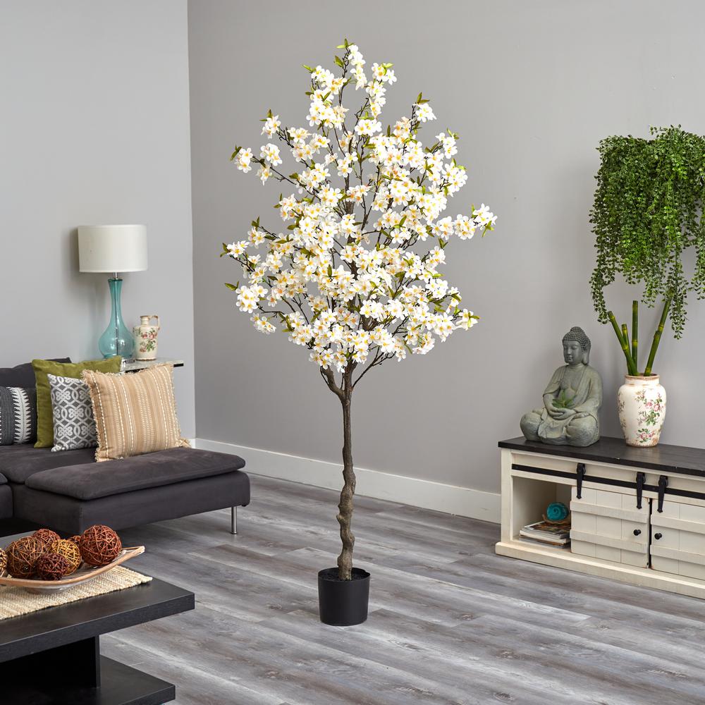 6.5ft. Apple Flower Artificial Tree. Picture 4