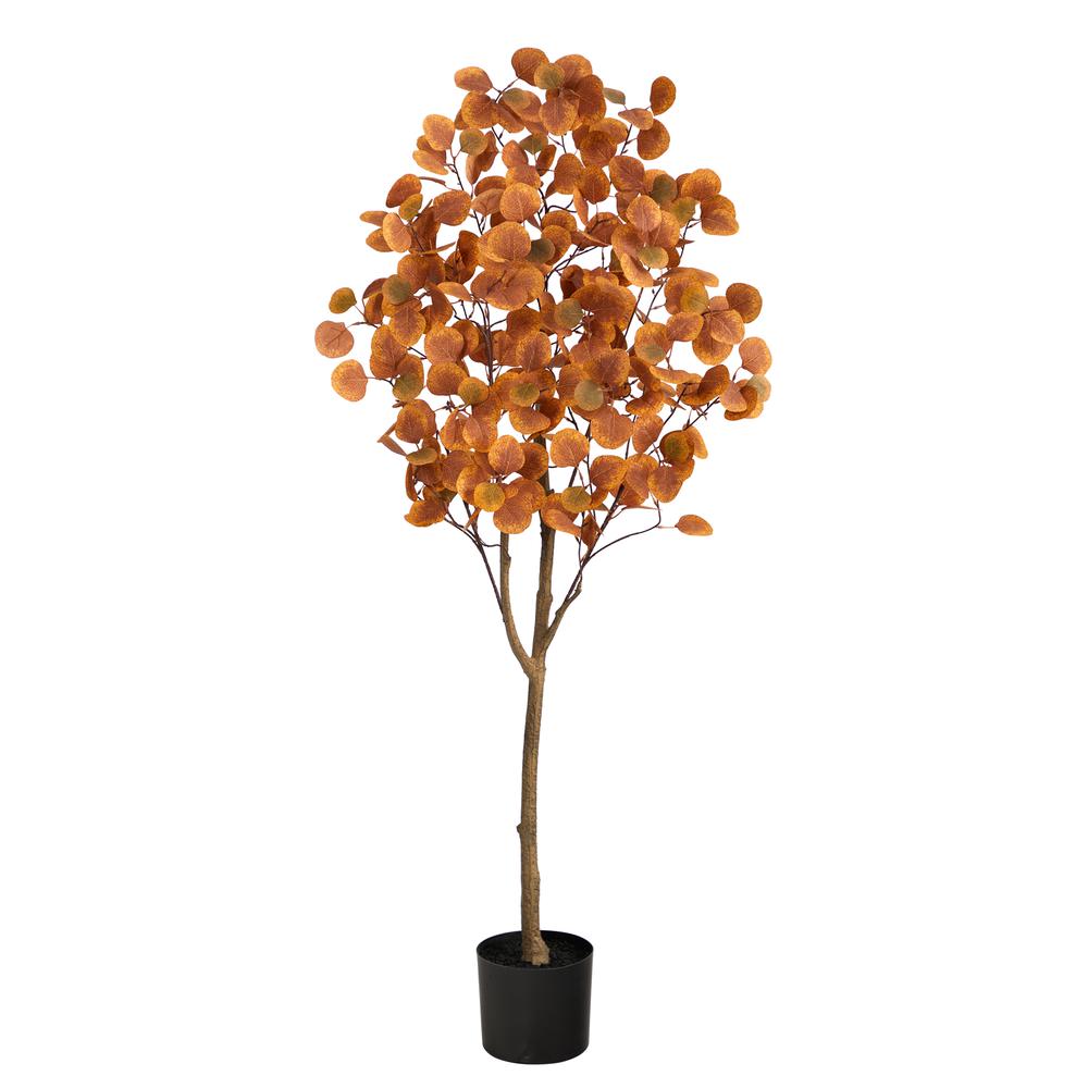 5ft. Autumn Eucalyptus Artificial Tree. Picture 1