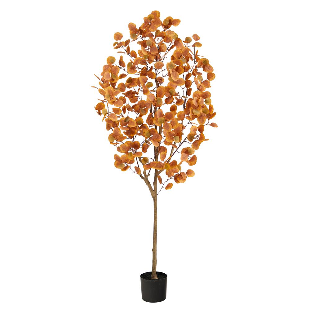 6ft. Autumn Eucalyptus Artificial Tree. Picture 1