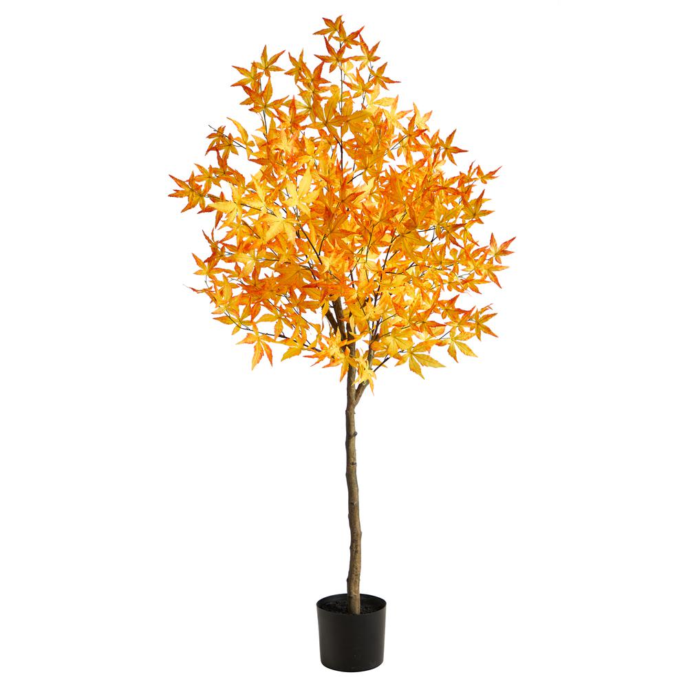 5ft. Autumn Maple Artificial Tree. Picture 1