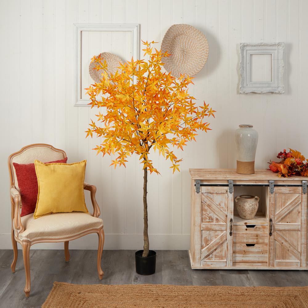 6ft. Autumn Maple Artificial Tree. Picture 4