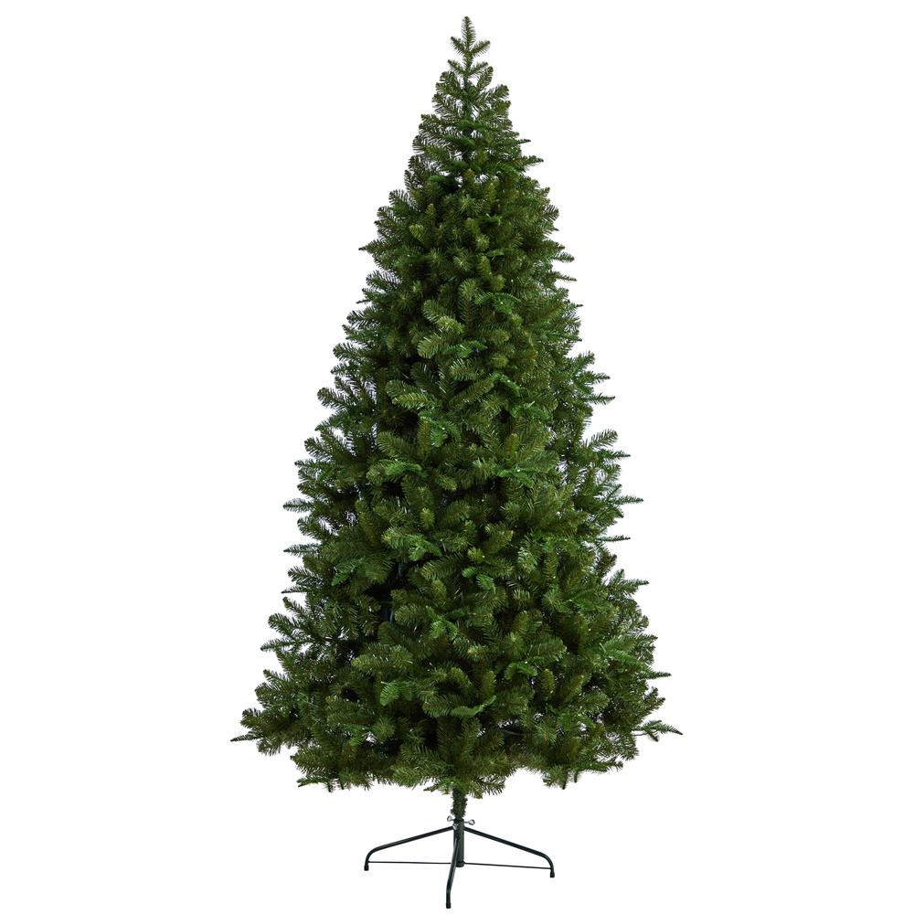 Grand Teton Spruce Flat Back Artificial Christmas Tree. Picture 4