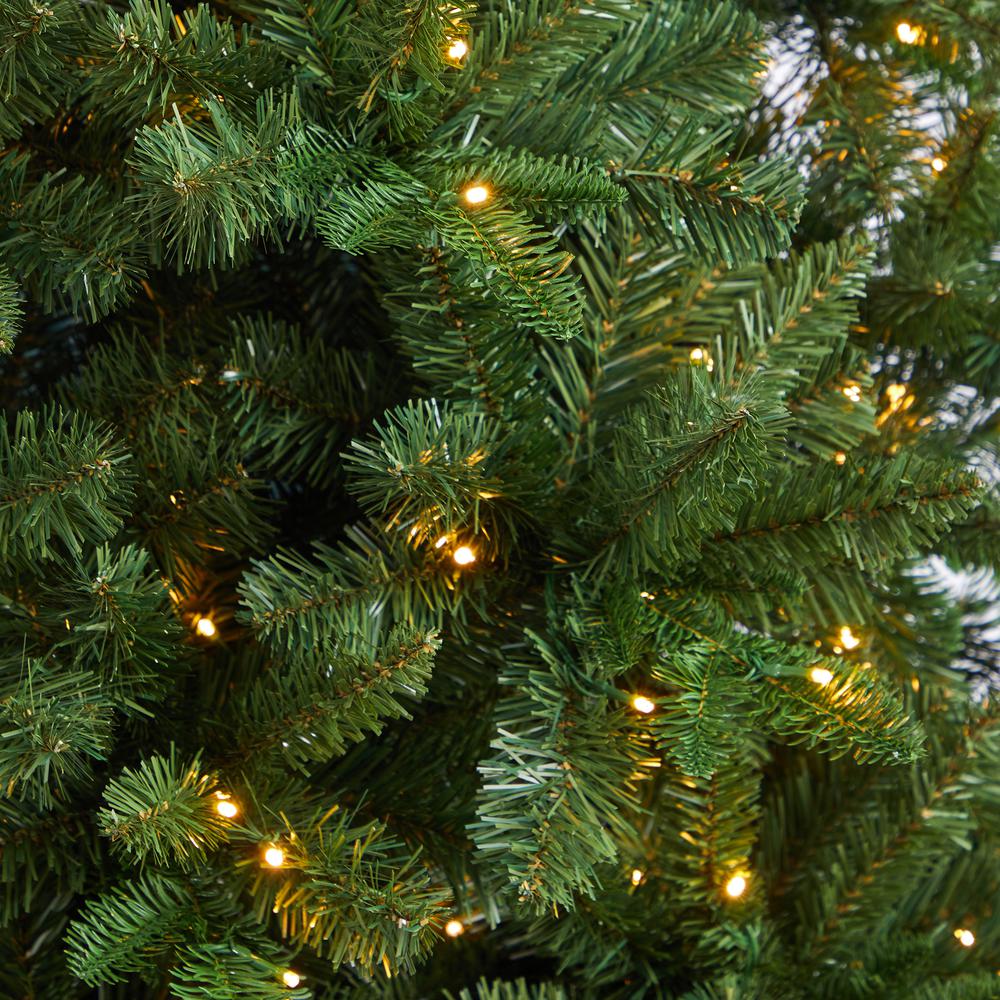 Grand Teton Spruce Flat Back Artificial Christmas Tree. Picture 6