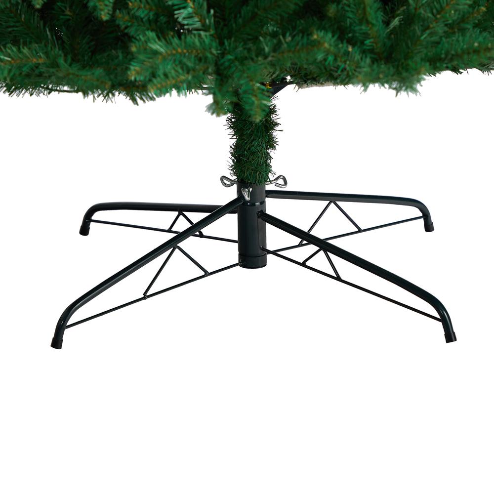 Green Valley Fir Artificial Christmas Tree with 800 Clear LED Lights. Picture 6