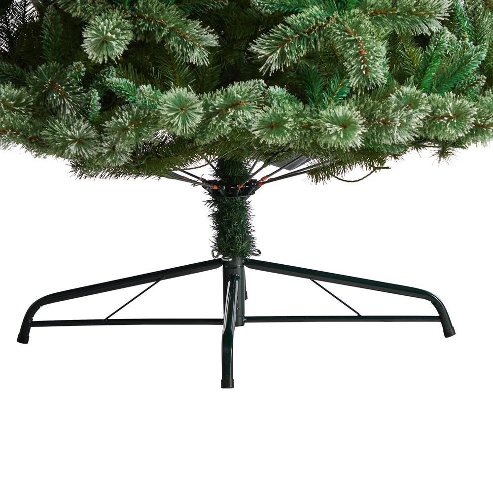 Wisconsin Slim Snow Tip Pine Artificial Christmas Tree. Picture 6