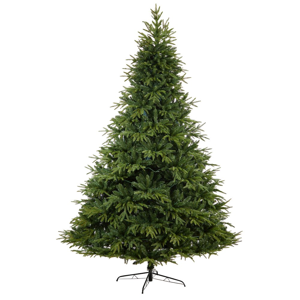 9ft. Colorado Mountain Fir Artificial Christmas Tree with 900 Multi LED Lights. Picture 3