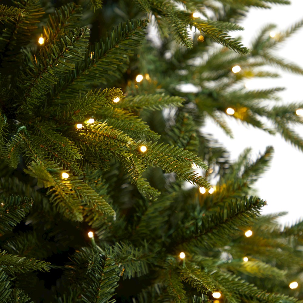 9ft. Colorado Mountain Fir Artificial Christmas Tree with 900 Multi LED Lights. Picture 4