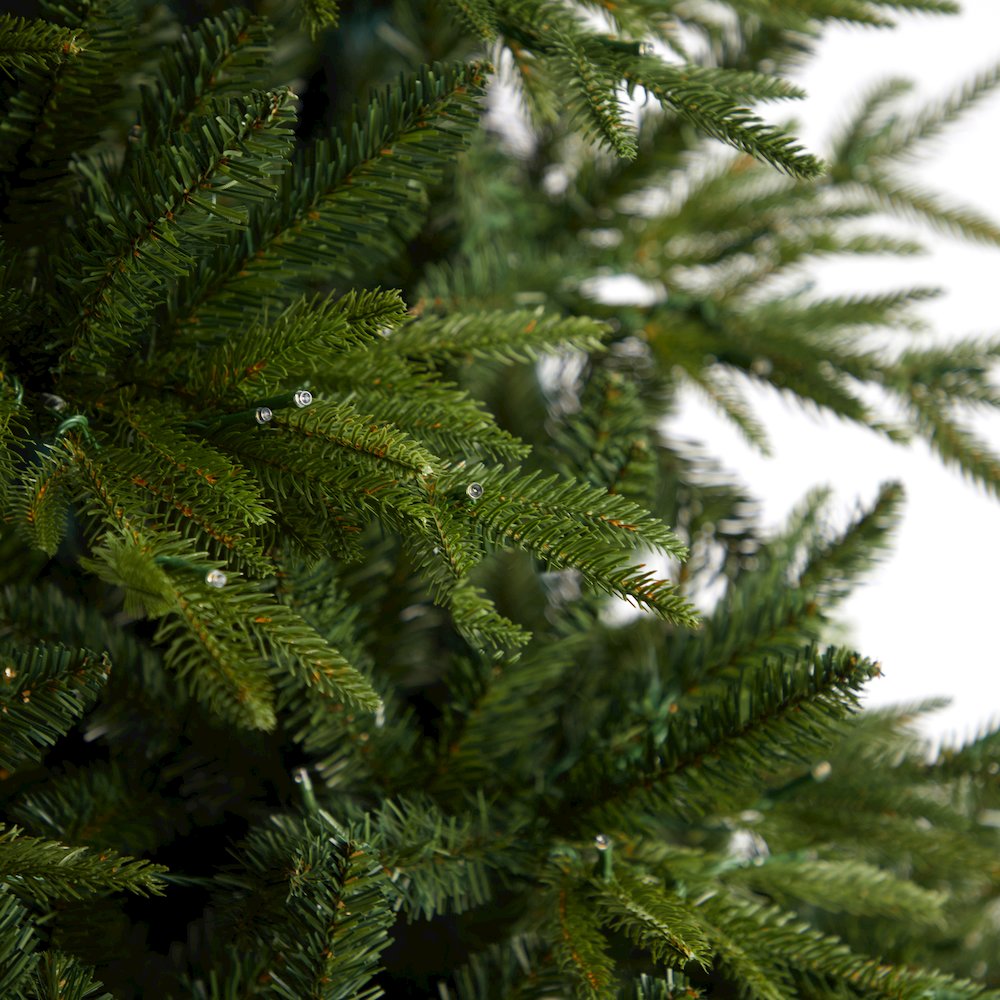 9ft. Colorado Mountain Fir Artificial Christmas Tree with 900 Multi LED Lights. Picture 5
