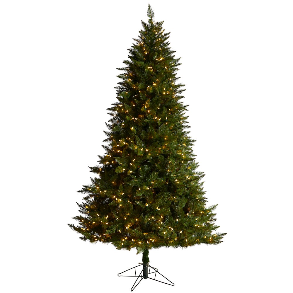 7.5ft. Vermont Spruce Christmas Tree with 650 Color Changing LED Lights. Picture 1