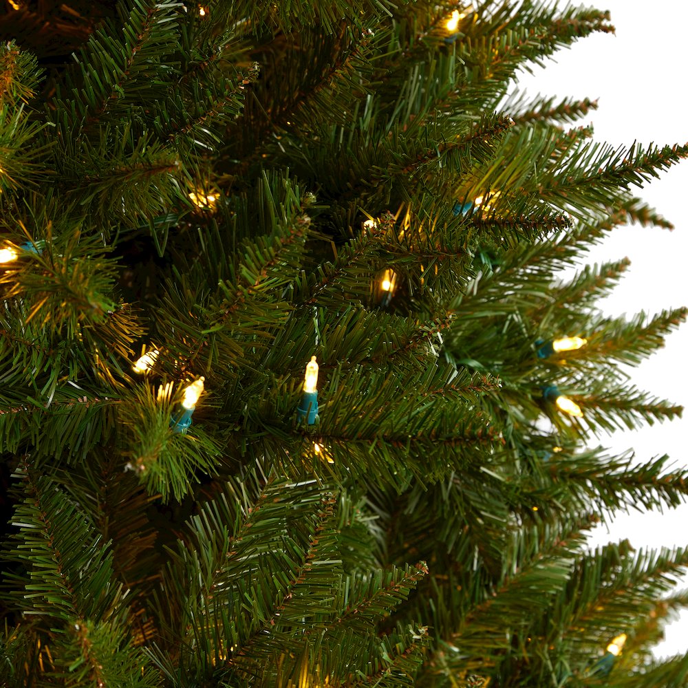 7.5ft. Vermont Spruce Christmas Tree with 650 Color Changing LED Lights. Picture 4