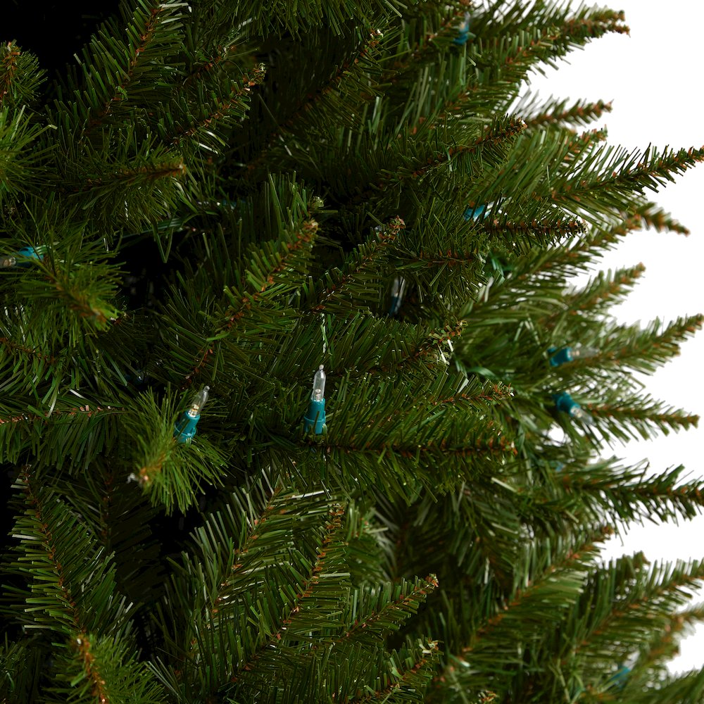 7.5ft. Vermont Spruce Christmas Tree with 650 Color Changing LED Lights. Picture 5