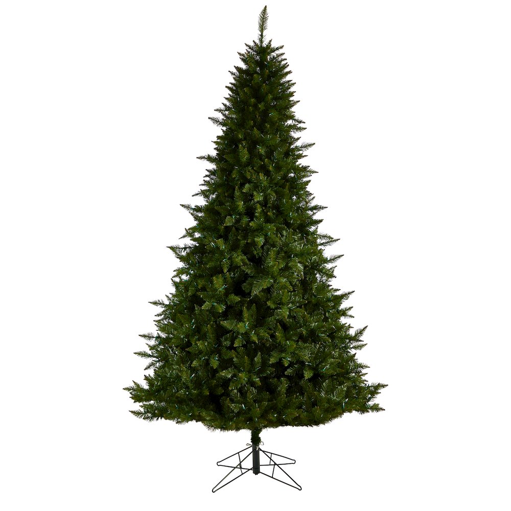 9ft. Vermont Spruce Artificial Christmas Tree with 850 Color Changing LED Lights. Picture 3