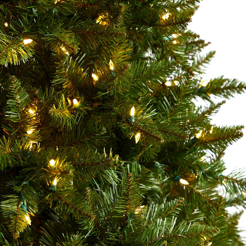 9ft. Vermont Spruce Artificial Christmas Tree with 850 Color Changing LED Lights. Picture 4