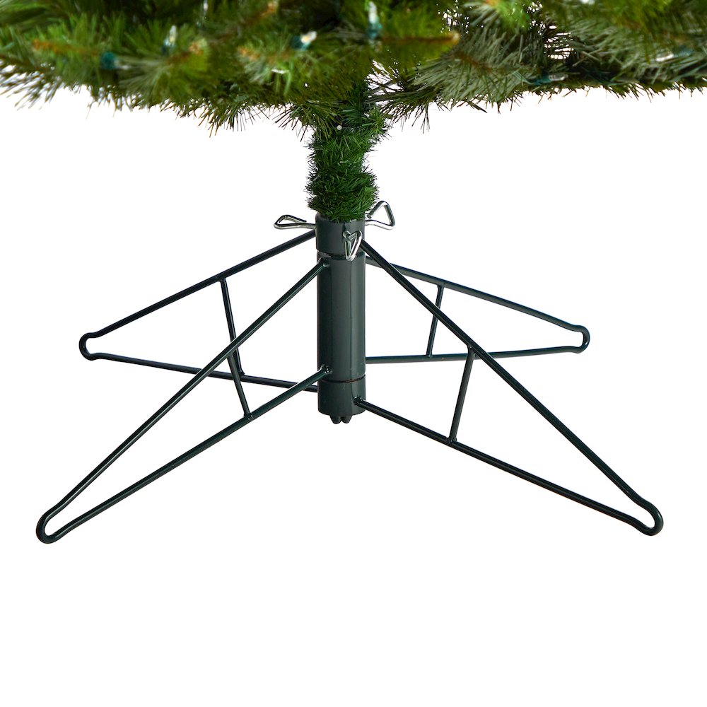 9ft. Vermont Spruce Artificial Christmas Tree with 850 Color Changing LED Lights. Picture 5