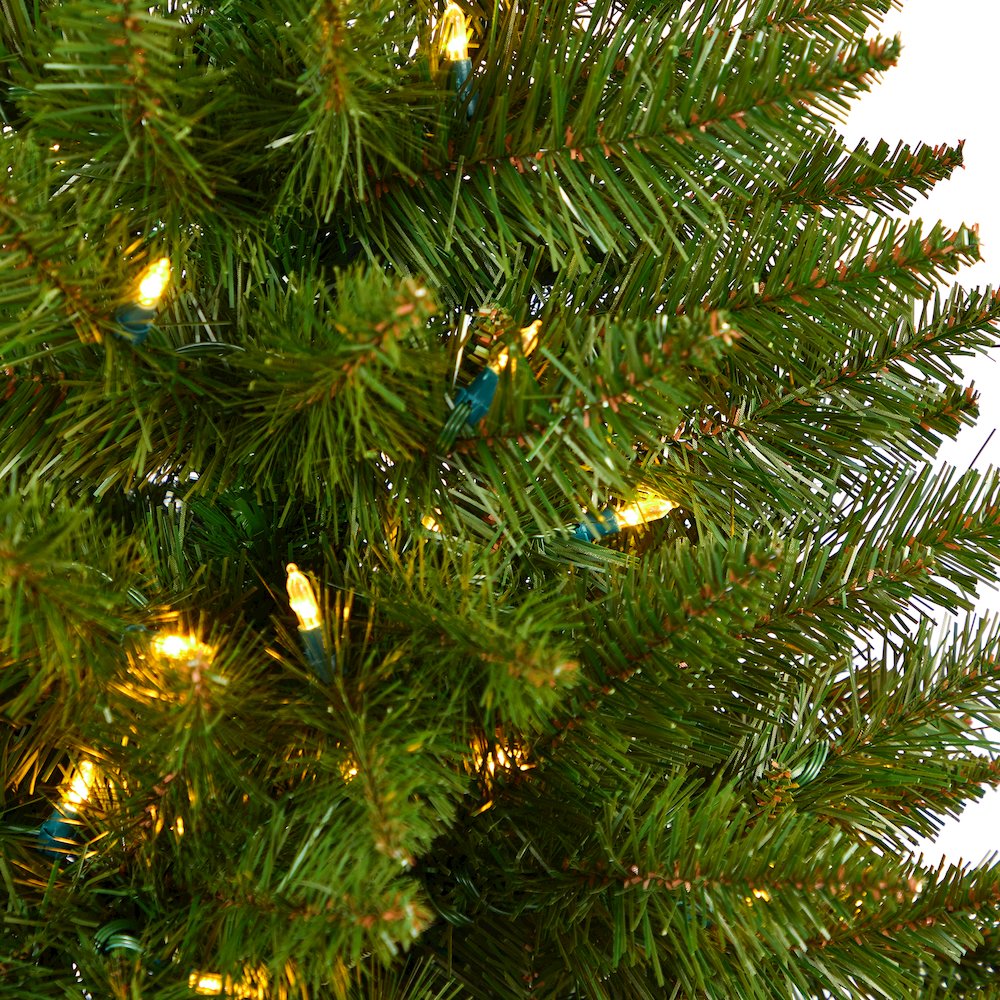 5ft. Vermont Spruce Artificial Christmas Tree with 250 Color Changing LED Lights. Picture 4