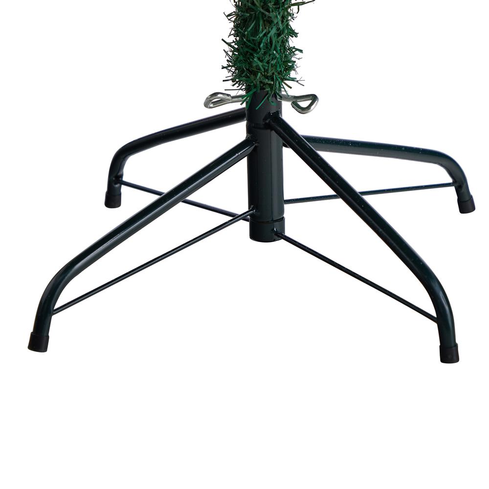 Flocked Montreal Fir Artificial Christmas Tree with 250 Warm White LED Lights. Picture 6
