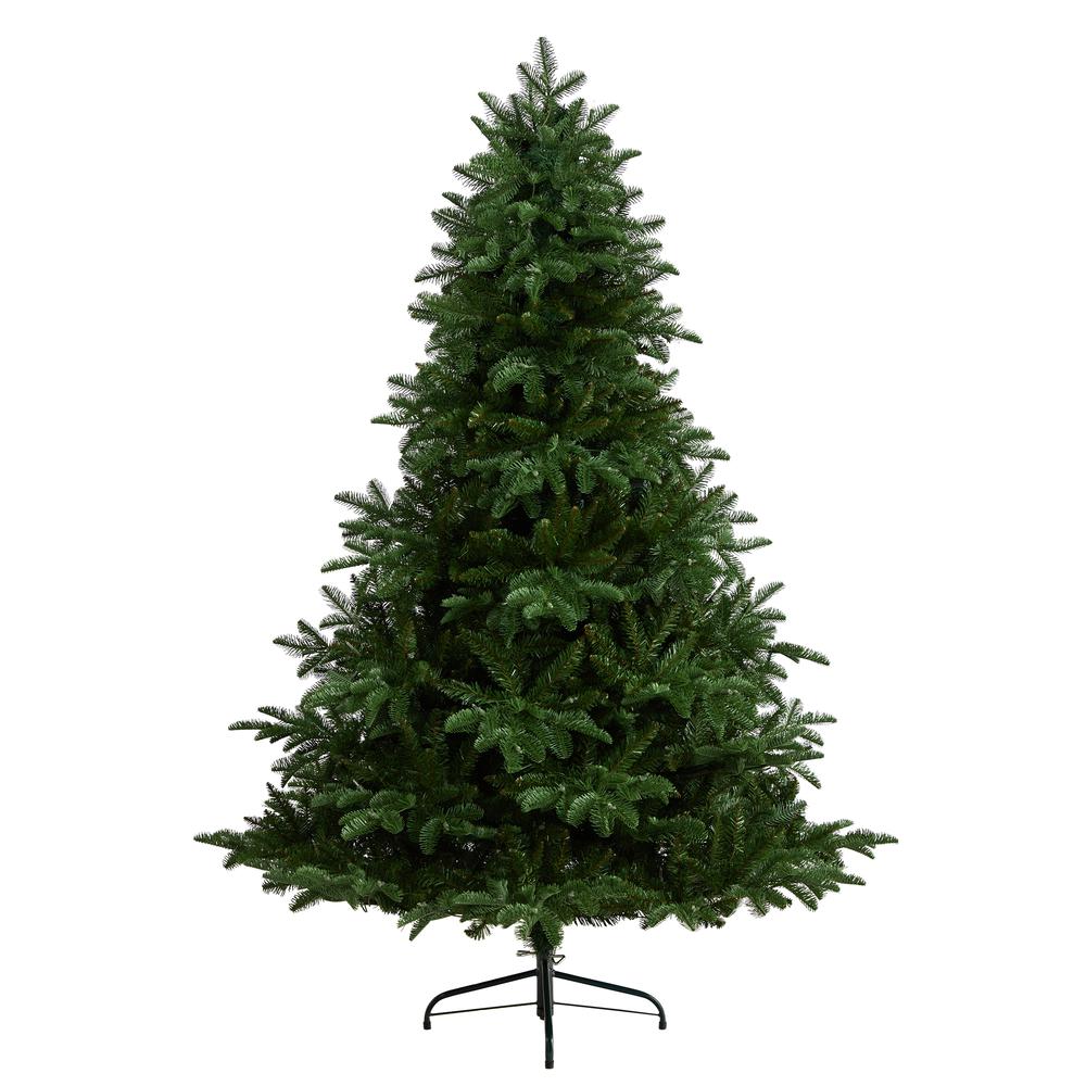 6ft. South Carolina Spruce Artificial Christmas Tree with 400 White Warm Lights and 1908 Bendable Branches. Picture 2