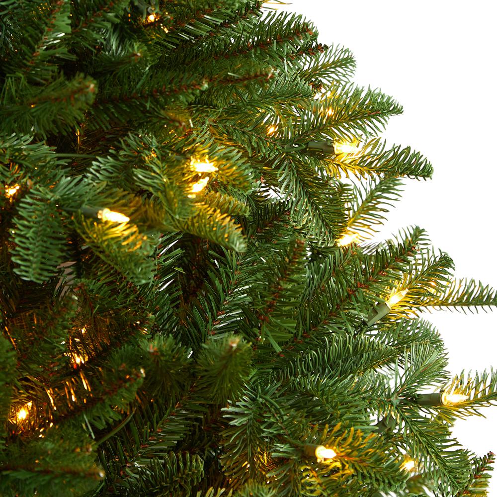 6ft. South Carolina Spruce Artificial Christmas Tree with 400 White Warm Lights and 1908 Bendable Branches. Picture 3