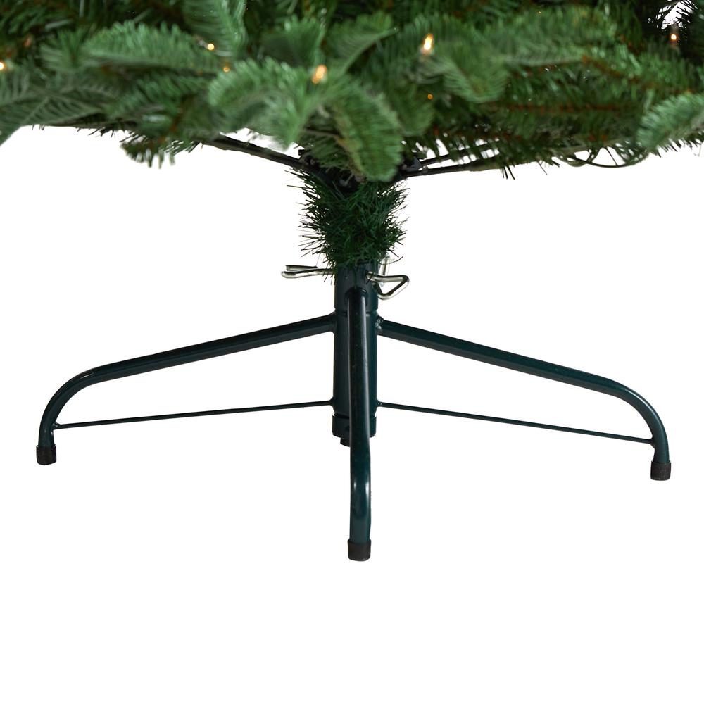 6ft. South Carolina Spruce Artificial Christmas Tree with 400 White Warm Lights and 1908 Bendable Branches. Picture 5