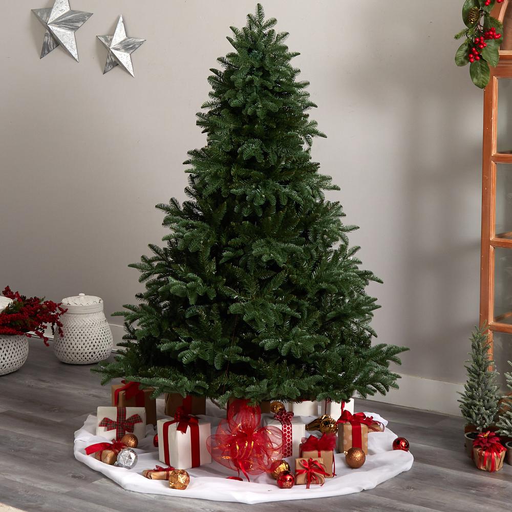 6ft. South Carolina Spruce Artificial Christmas Tree with 400 White Warm Lights and 1908 Bendable Branches. Picture 6