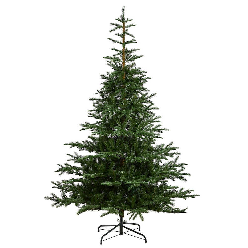 8ft. Layered Washington Spruce Artificial Christmas Tree with 650 Clear Lights. Picture 3