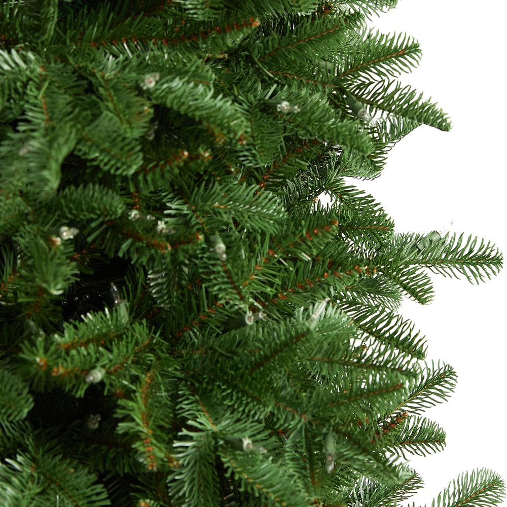 South Carolina Fir Artificial Christmas Tree with 550 Clear LED Lights. Picture 5