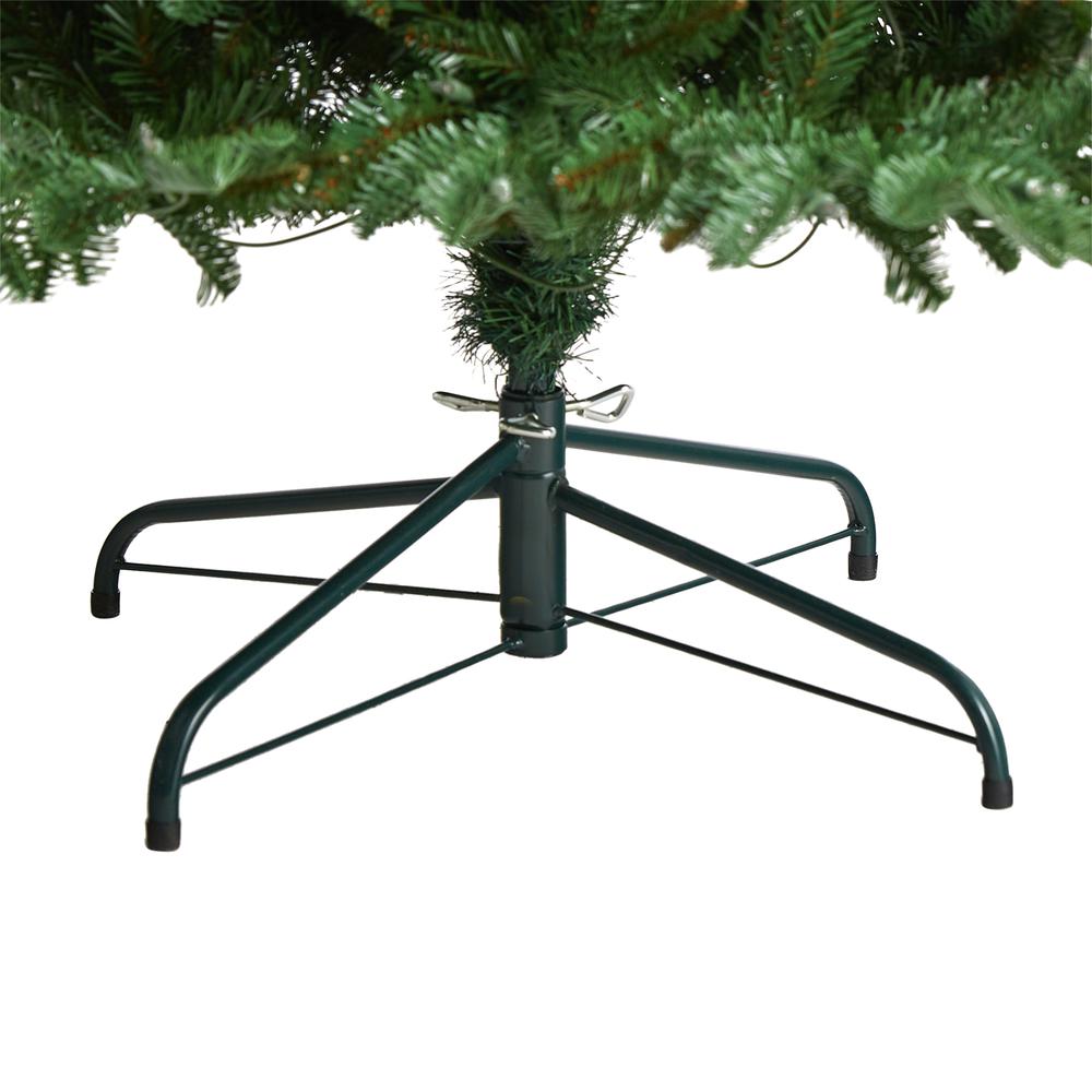 South Carolina Fir Artificial Christmas Tree with 550 Clear LED Lights. Picture 6