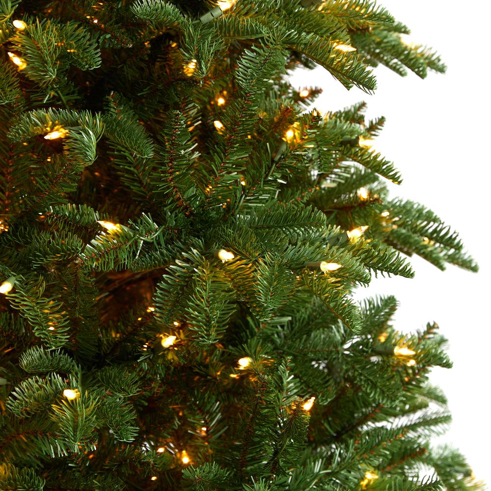 South Carolina Fir Artificial Christmas Tree with 750 Clear LED Lights. Picture 4