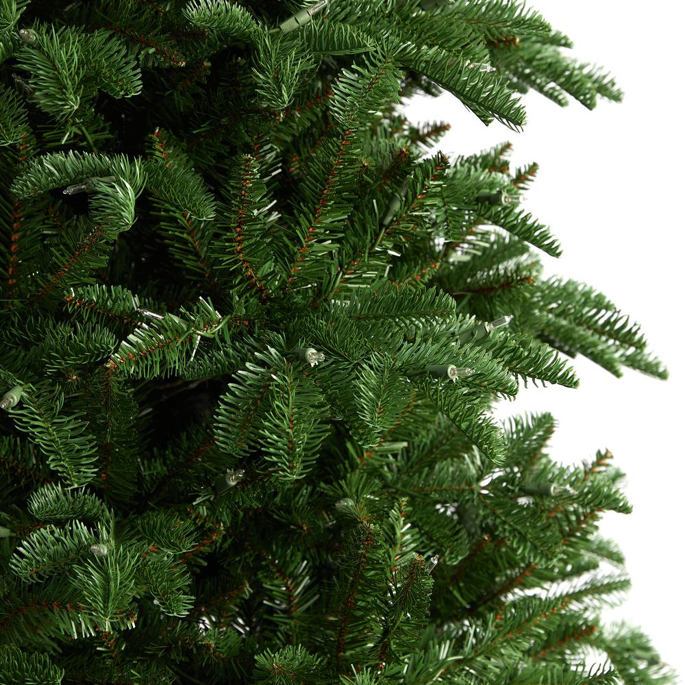 South Carolina Fir Artificial Christmas Tree with 750 Clear LED Lights. Picture 5