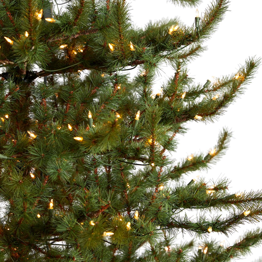 9ft. Vancouver Mountain Pine Artificial Christmas Tree with 750 Clear Lights. Picture 4